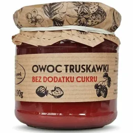 Owoc Truskawki Bez Dodatku Cukru 190 g - Herbapol Kraków